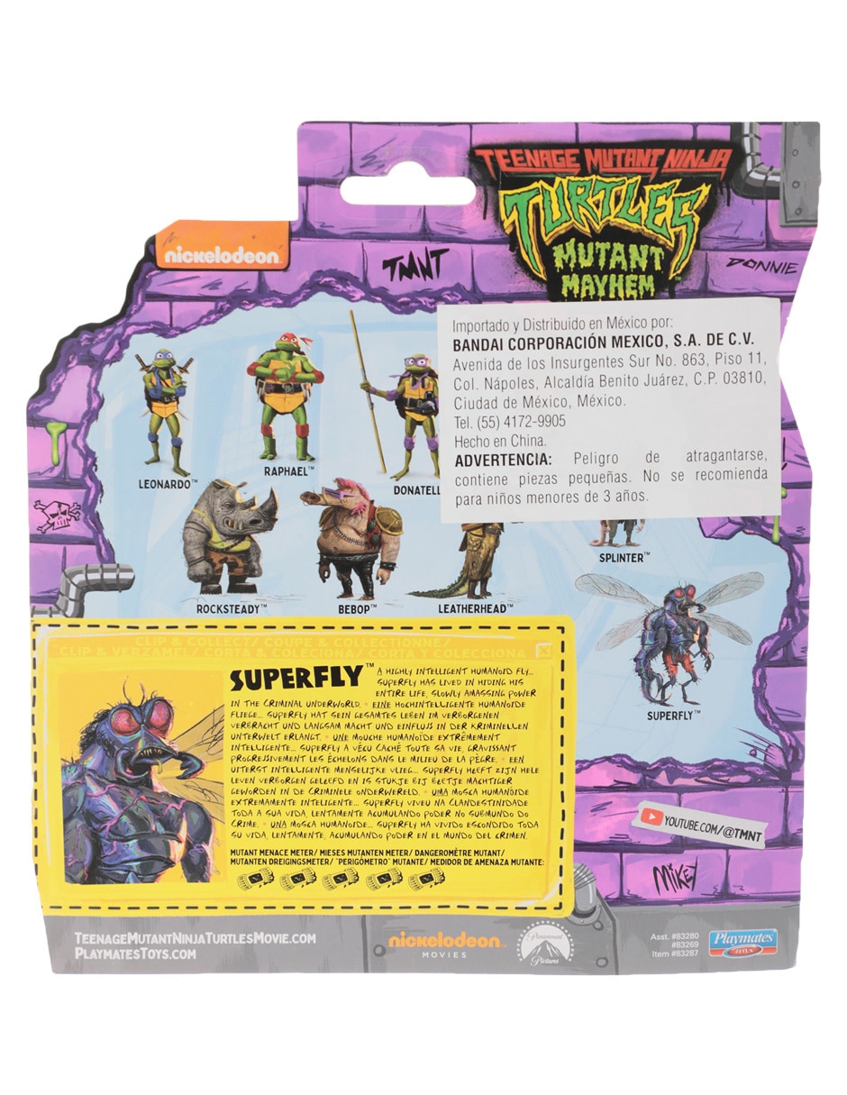 Figura de acción Teenage Mutant Ninja Turtles Superfly 4