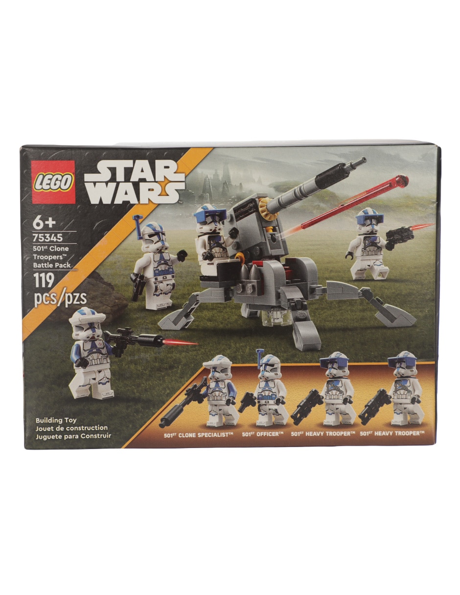 Star Wars: The Clone Wars Pack de Combate: Soldados Clon de la 501 75345 Star Wars: The Clone Wars Pack de Combate: Soldados Clon de la 501 75345
