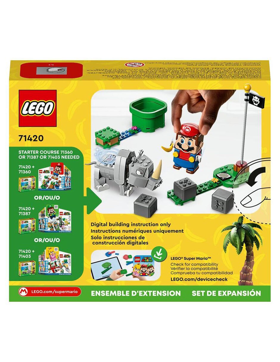 Super Mario Bros Set De Expansión: Rambi, El Rinoceronte 71420