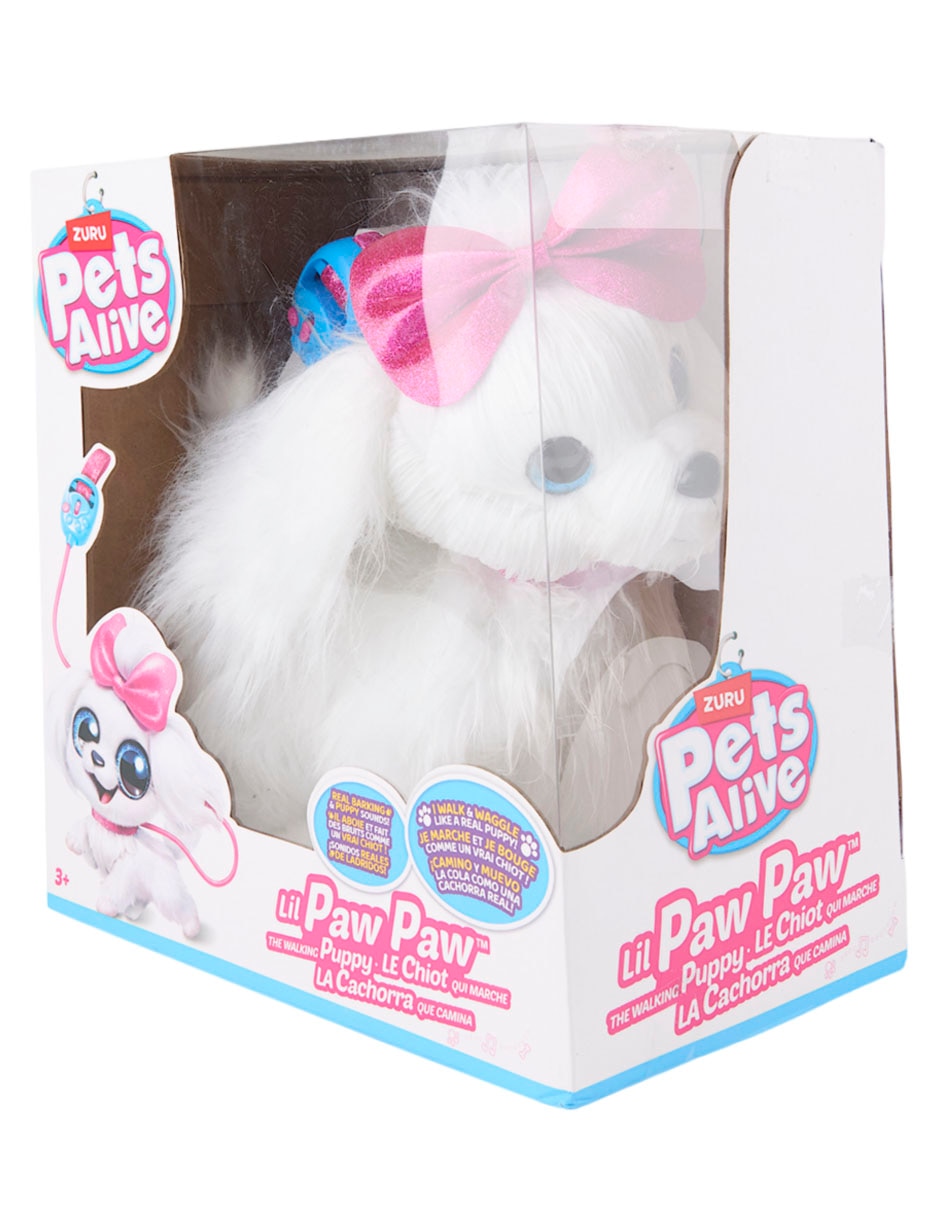 Peluche de perro Pets Alive Lil' Paw Paw de 30 cm