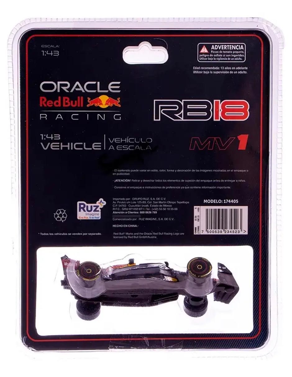 Vehículo a escala Ruz Mv1 Oracle Racing