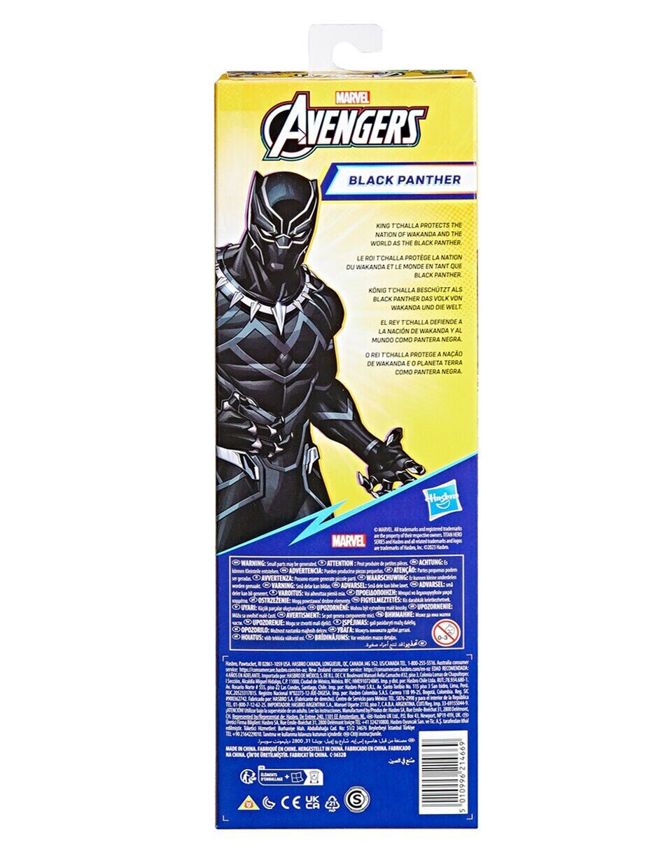 Figura : Avengers Black Panther Titan Hero Marvel 10