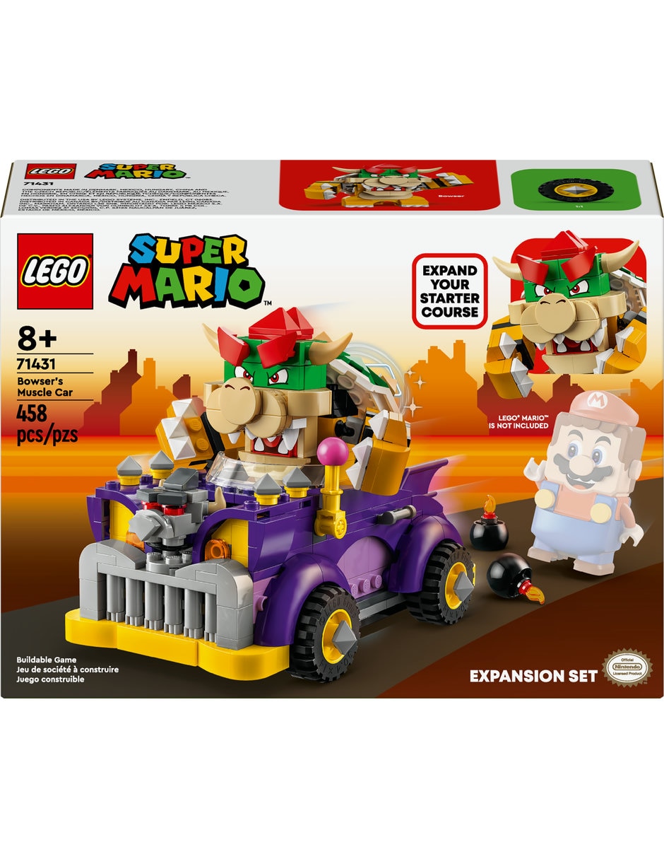 Super Mario Bros Set de expansión: coche monstruoso de Bowser 71431 9