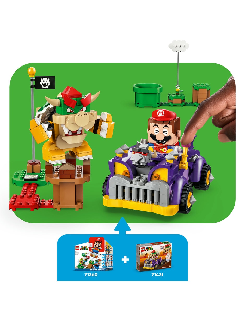 Super Mario Bros Set de expansión: coche monstruoso de Bowser 71431 10