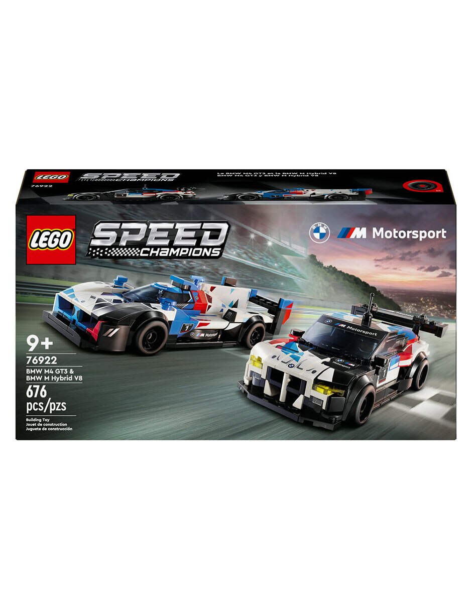 Coches de Carreras BMW M4 GT3 y BMW M Hybrid V8 76922 Speed Champions 2