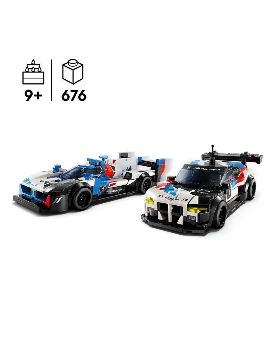 Coches de Carreras BMW M4 GT3 y BMW M Hybrid V8 76922 Speed Champions 6