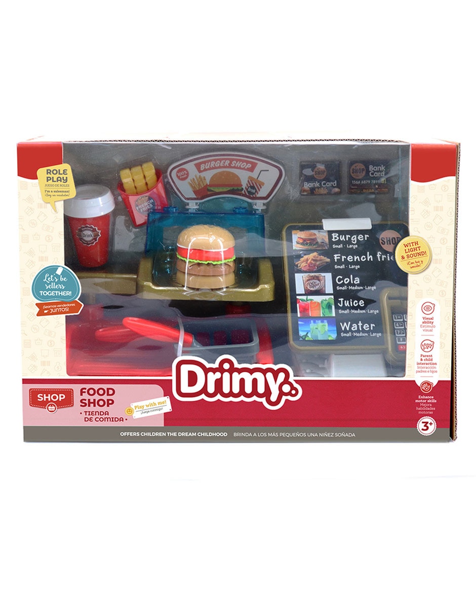 Tienda de comidas juego de rol para niños