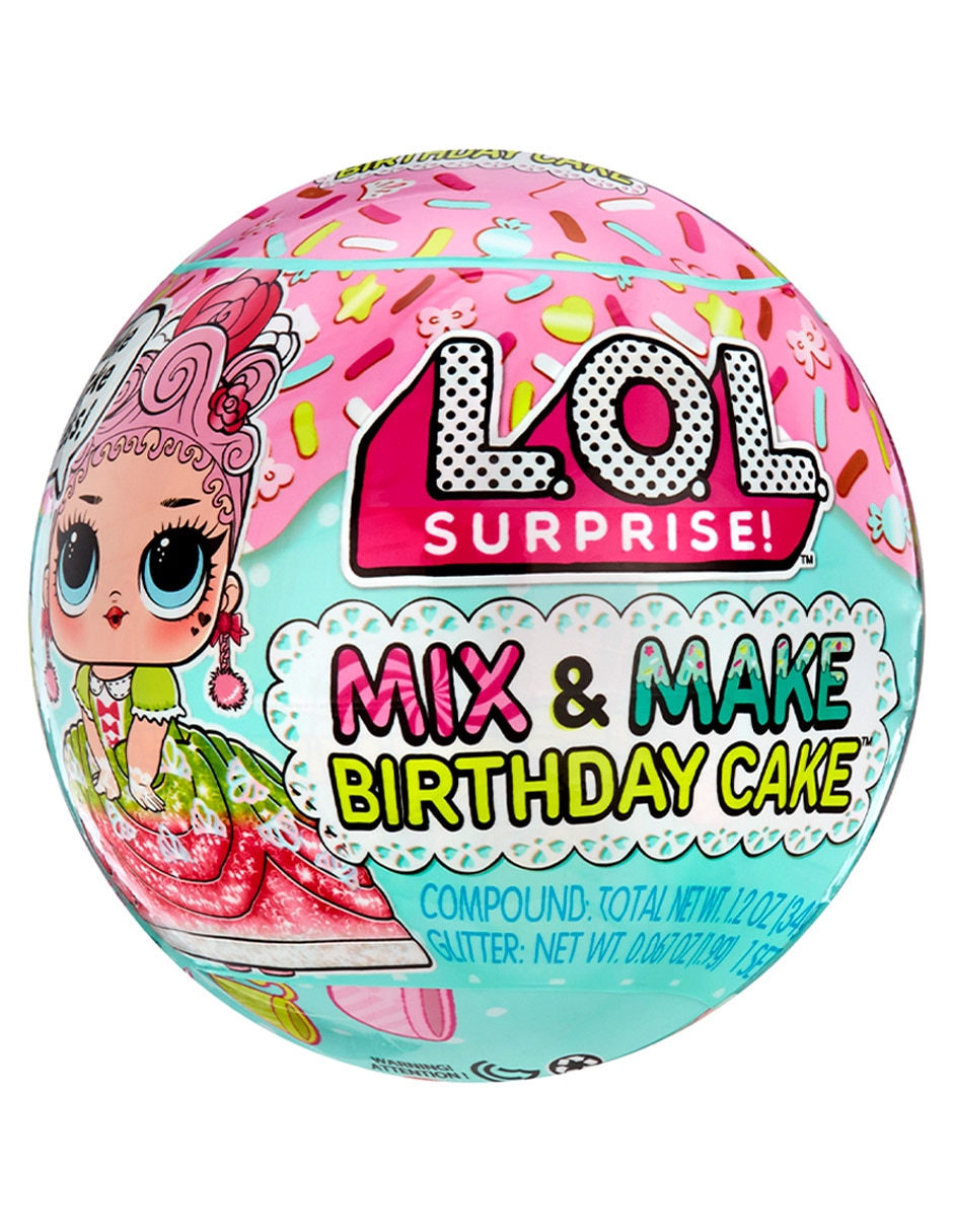 Figura articulada Surprise Mix and Make Birthday Cake Collectors Lol Figura articulada Surprise Mix and Make Birthday Cake Collectors Lol
