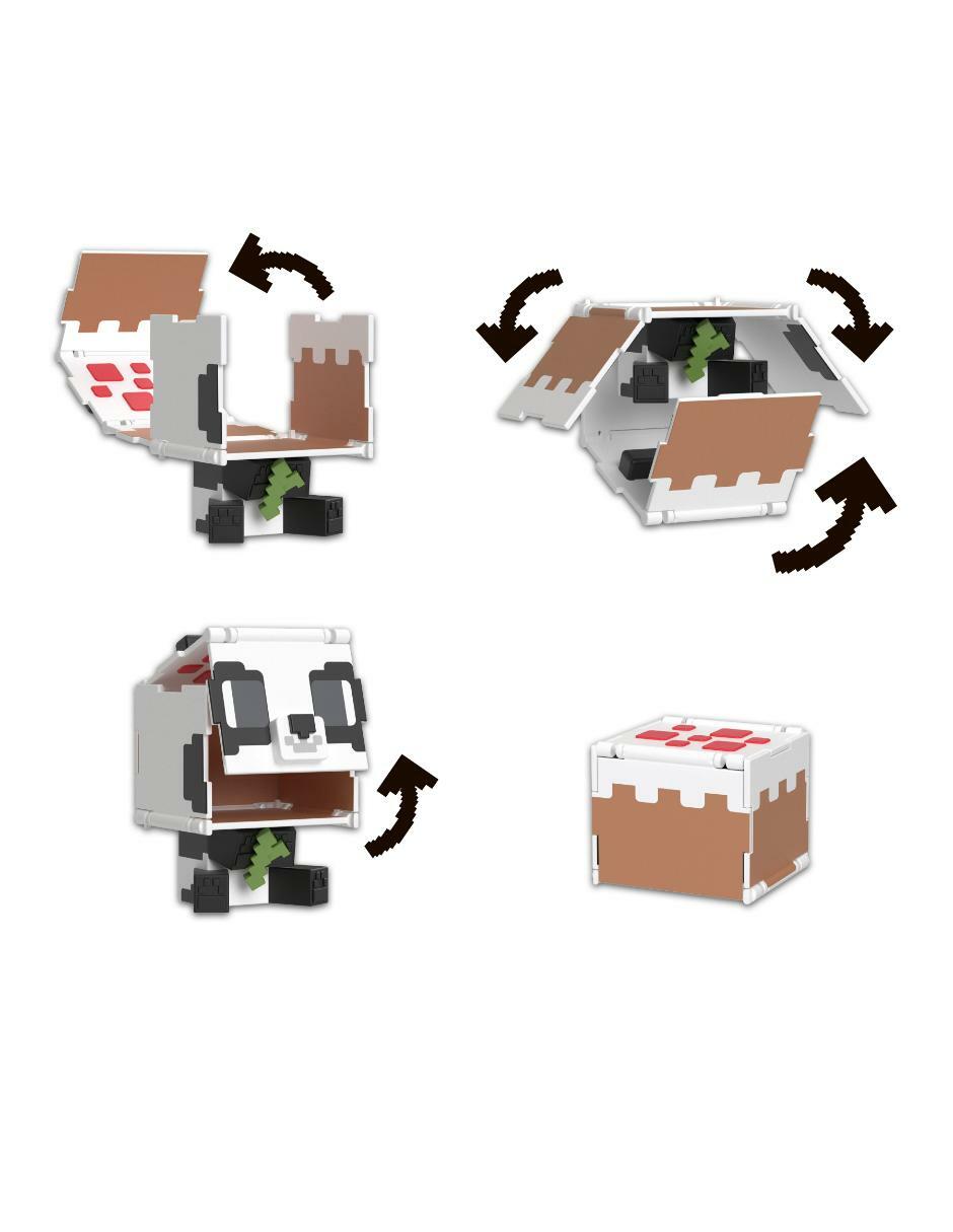 Figura articulada Panda Minecraft 4