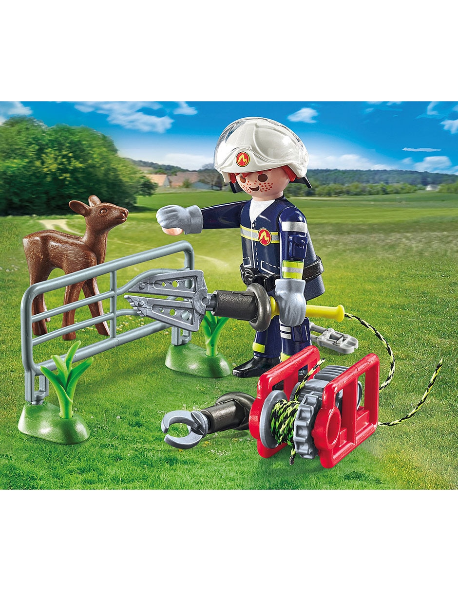 Misión bomberos: rescate de animal Action Heroes 3