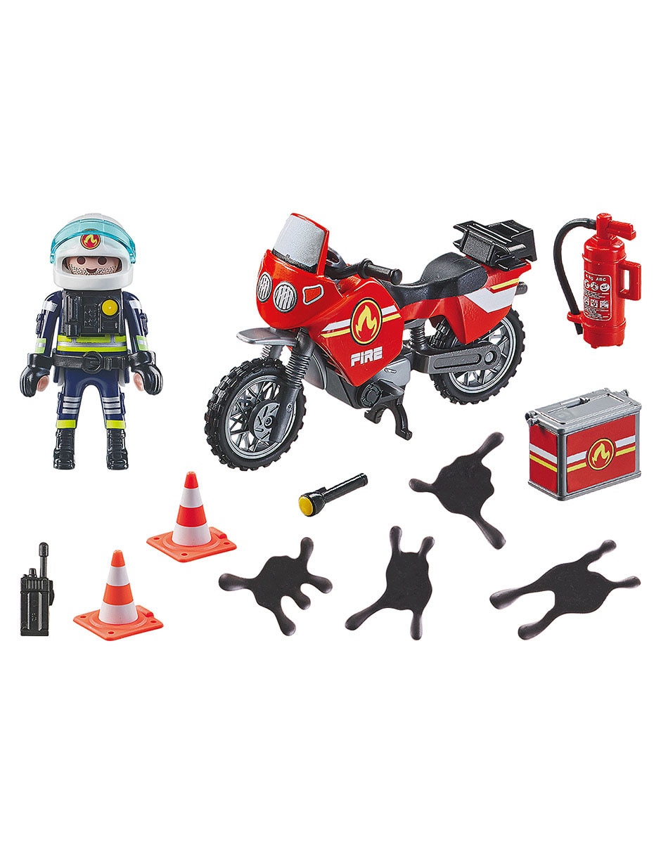 Moto de bomberos Action Heroes