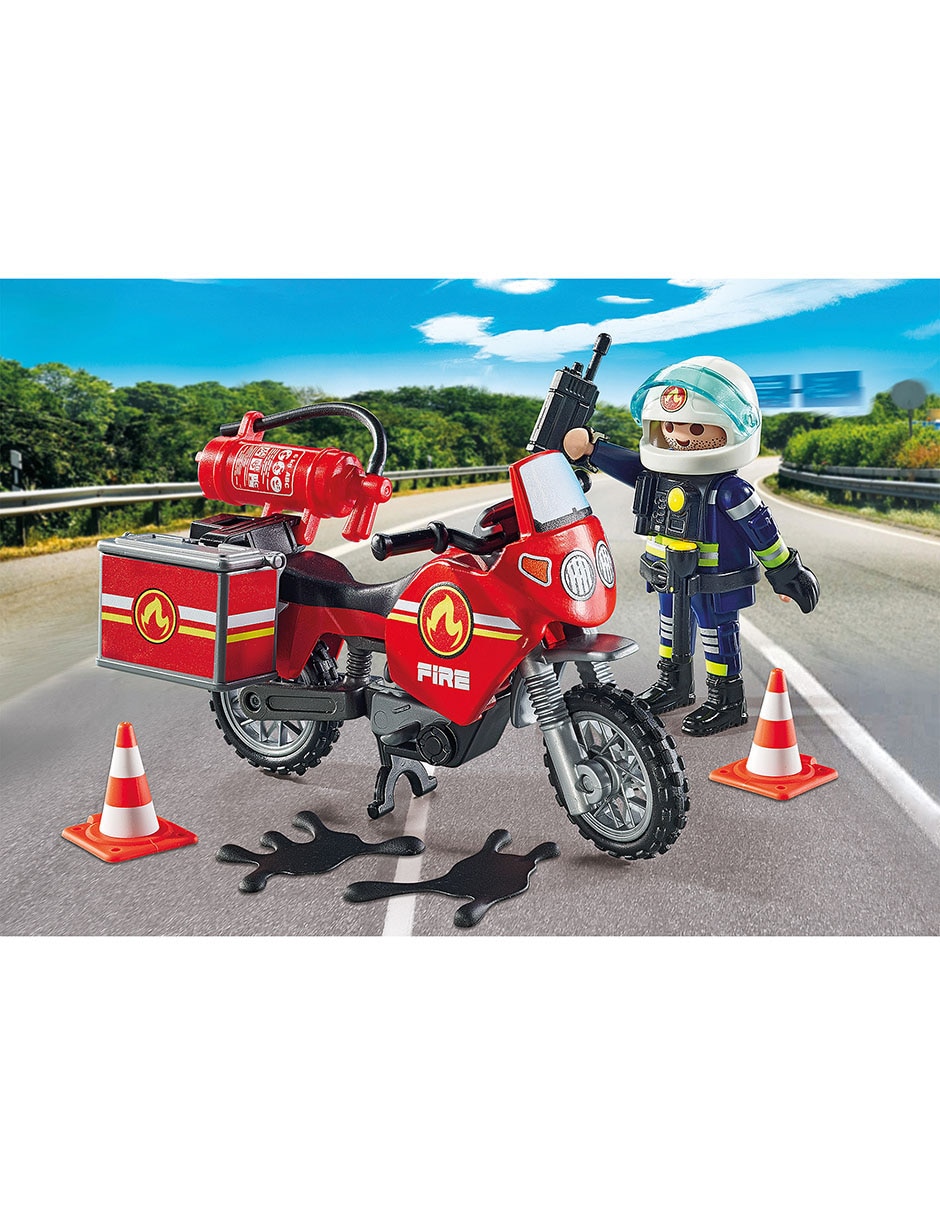Moto de bomberos Action Heroes 3