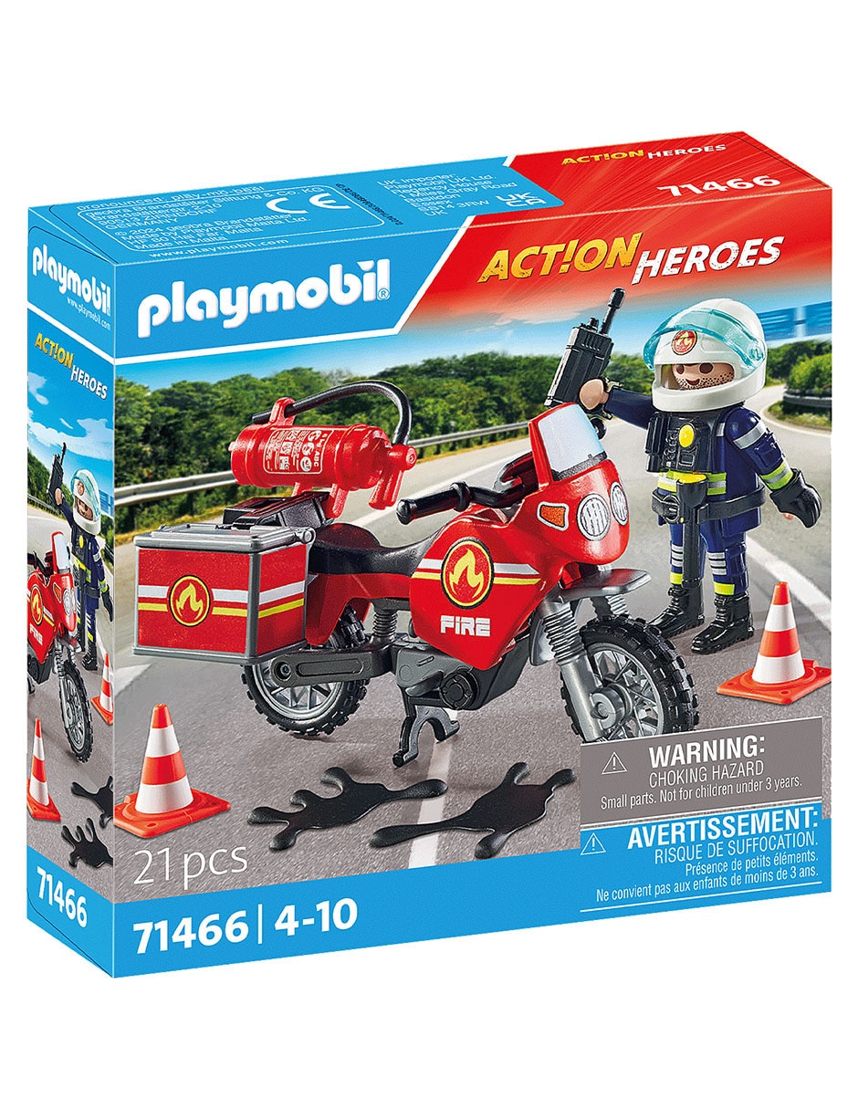 Moto de bomberos Action Heroes 2