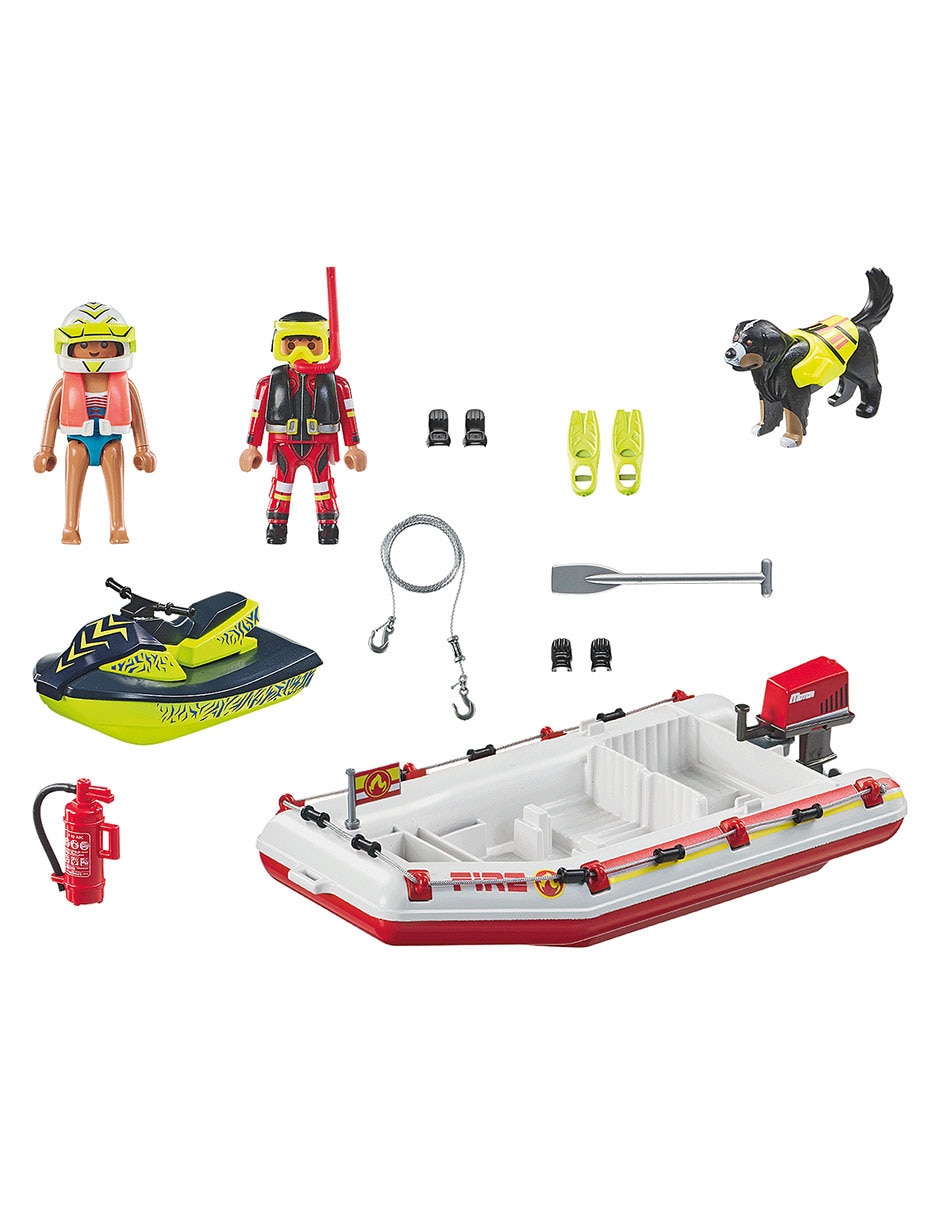 Fireboat with Aqua Scooter Action Heroes