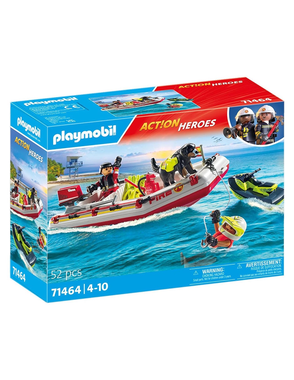 Fireboat with Aqua Scooter Action Heroes 4