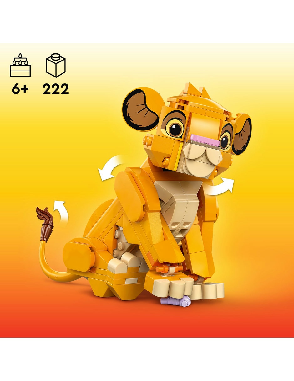 El Rey León: Simba Cachorro 43243 Disney Animation 8