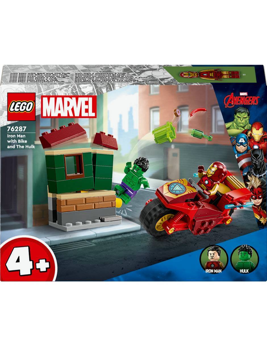 Marvel Iron Man Con Moto Y Hulk 76289 Super Heroes 3