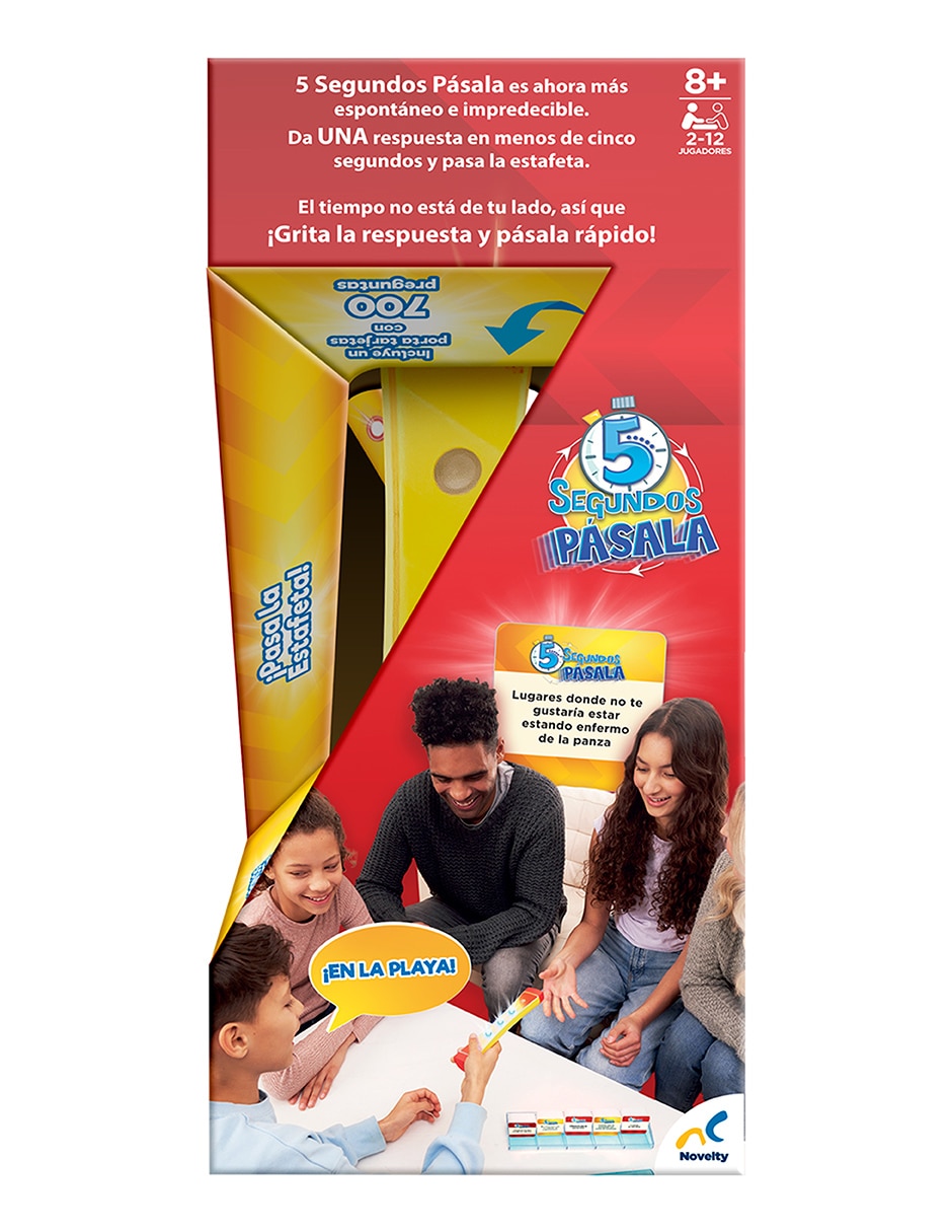 5 segundos pásala 3