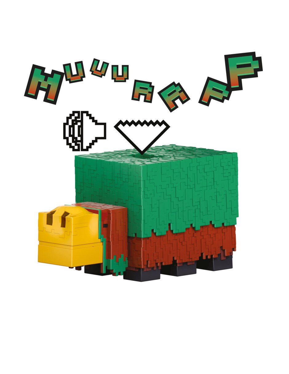 Figura articulada Minecraft Collectors Con movimiento y sonido 5