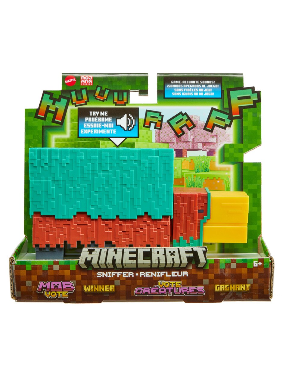 Figura articulada Minecraft Collectors Con movimiento y sonido 6
