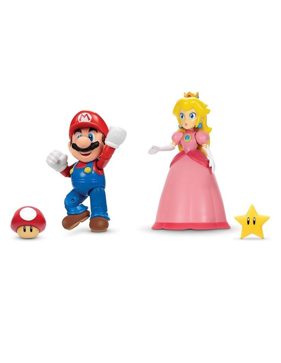 Set figura de acción Super Mario Princesa Peach 2