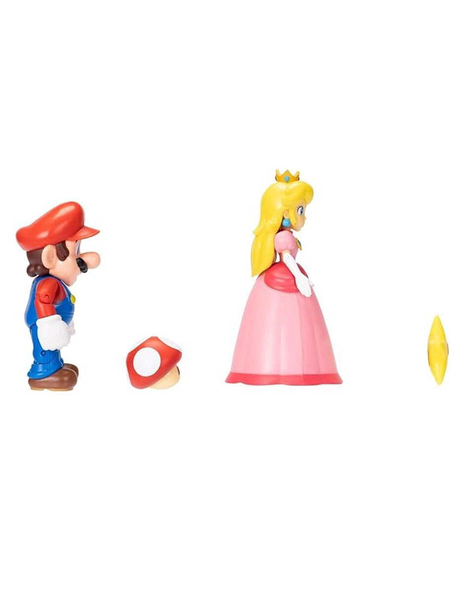 Set figura de acción Super Mario Princesa Peach 3
