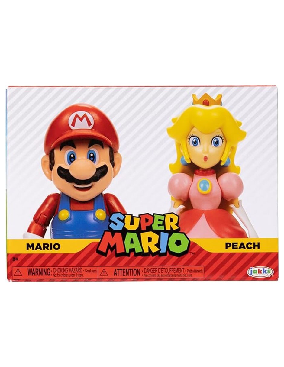 Set figura de acción Super Mario Princesa Peach 5