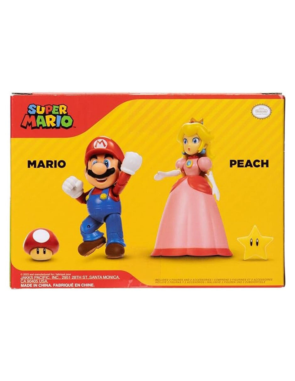 Set figura de acción Super Mario Princesa Peach 6