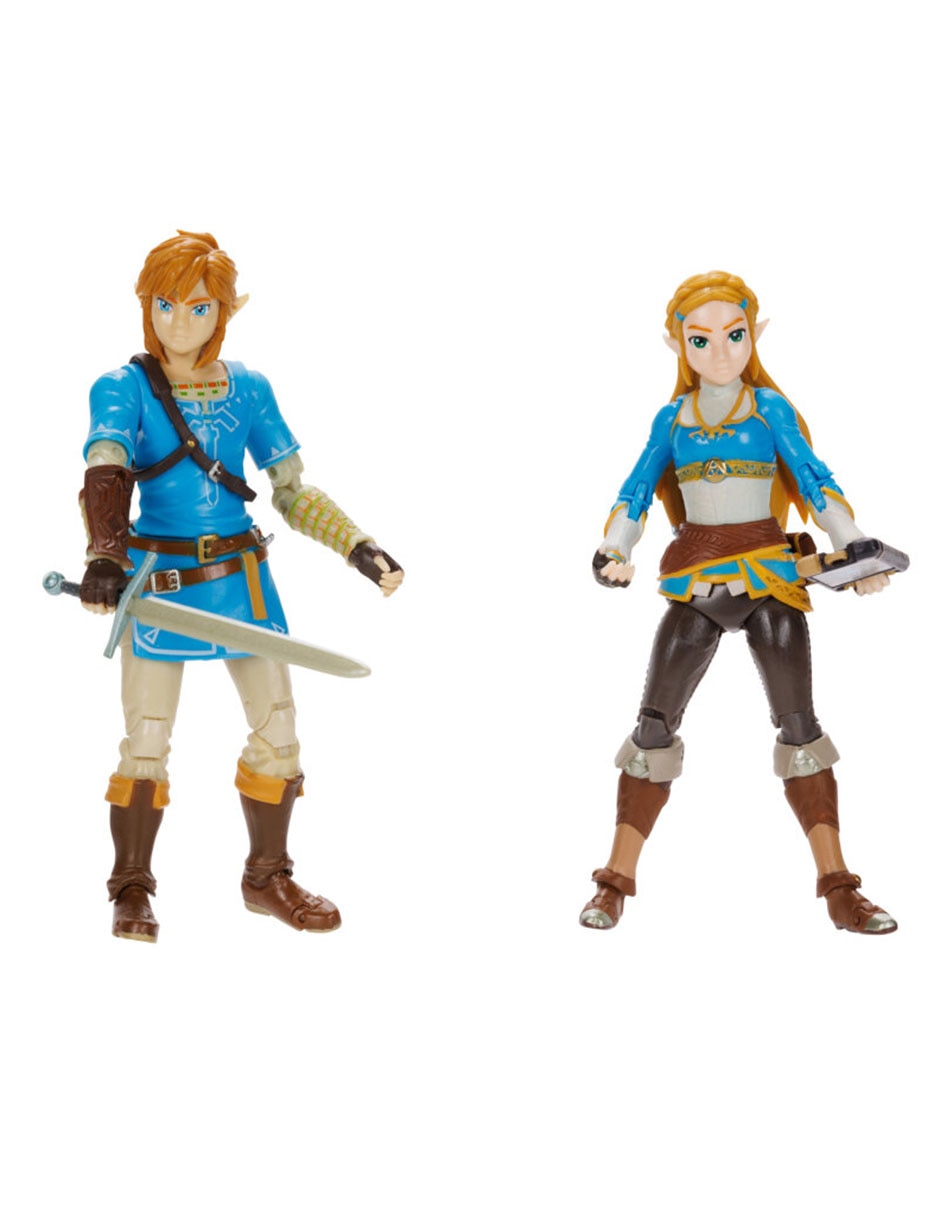 Set figura articulada The Legend of Zelda Link y Zelda Collectors