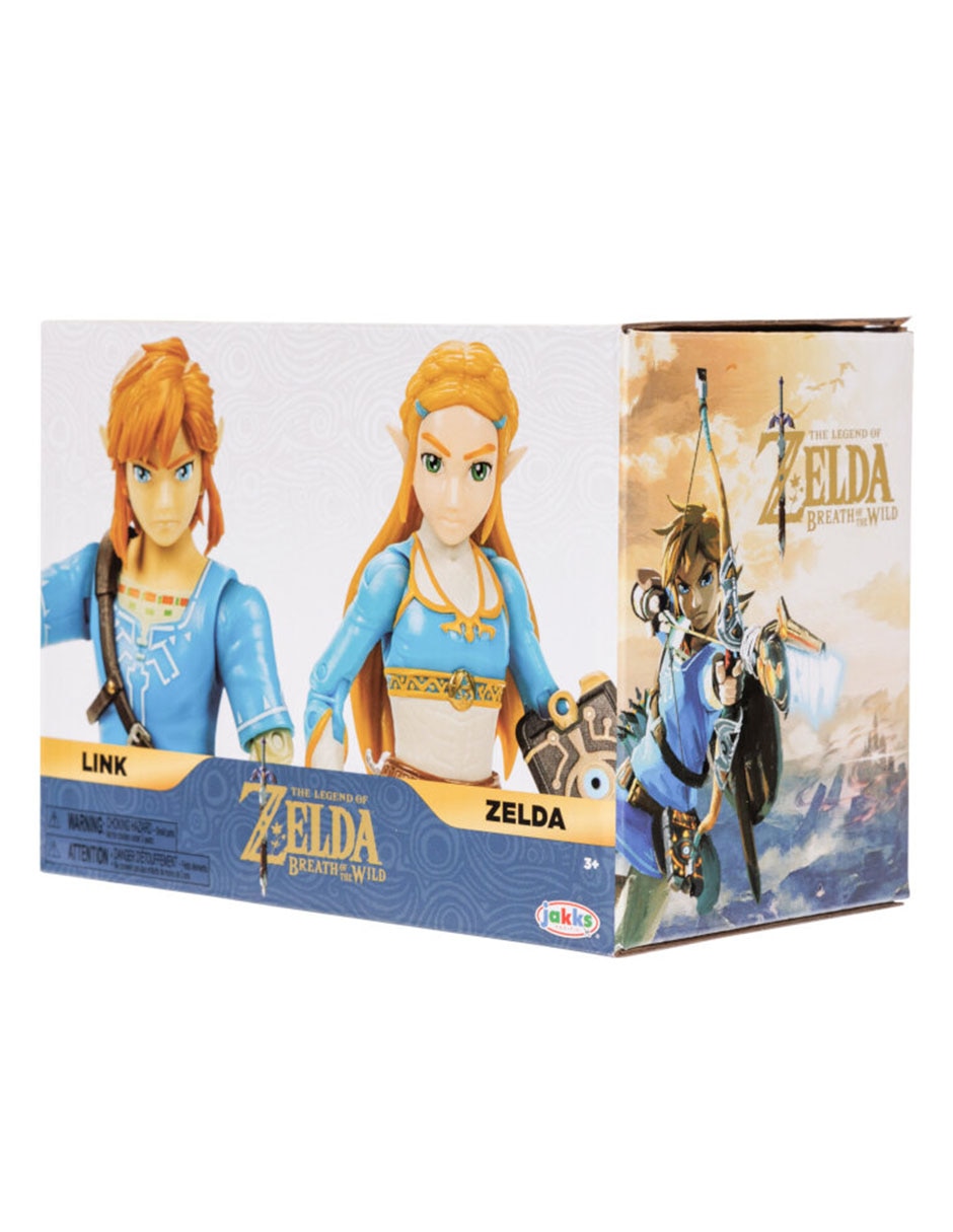 Set figura articulada The Legend of Zelda Link y Zelda Collectors 9