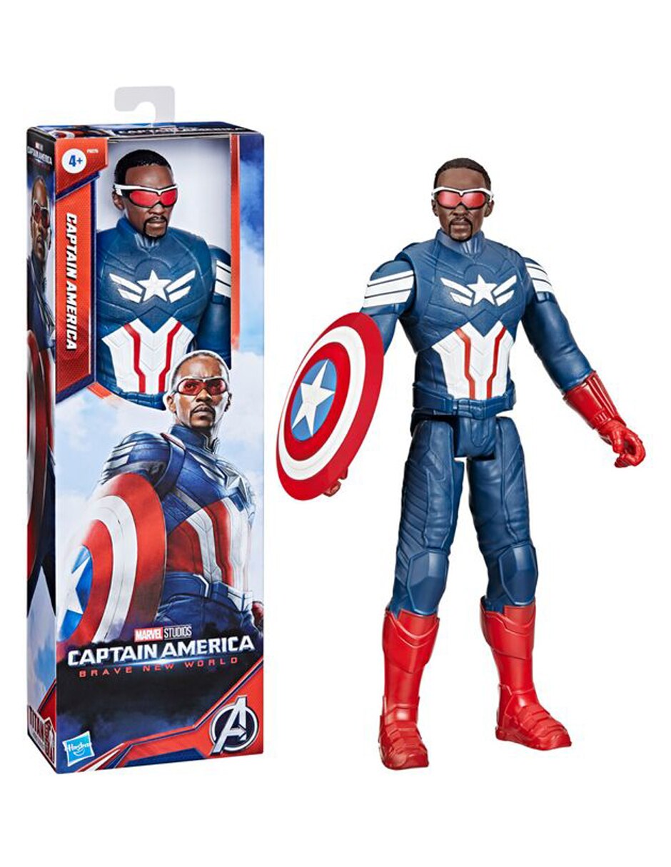 Figura articulada Captain America Brave New World Capitán América Collectors 3
