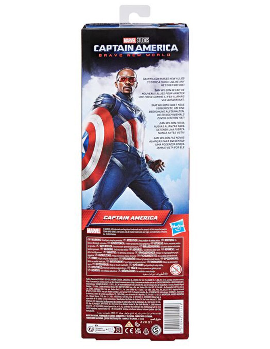 Figura articulada Captain America Brave New World Capitán América Collectors 4
