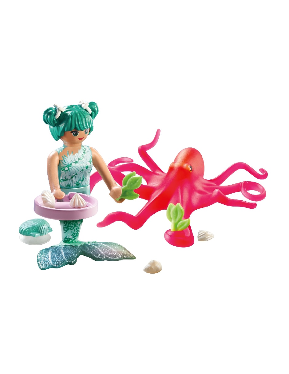 Princess Magic Sirena con pulpo que cambia de color 71503