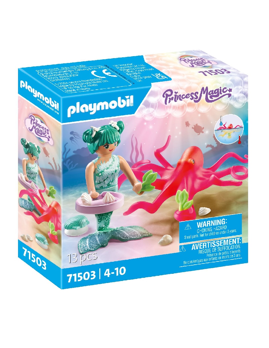 Princess Magic Sirena con pulpo que cambia de color 71503