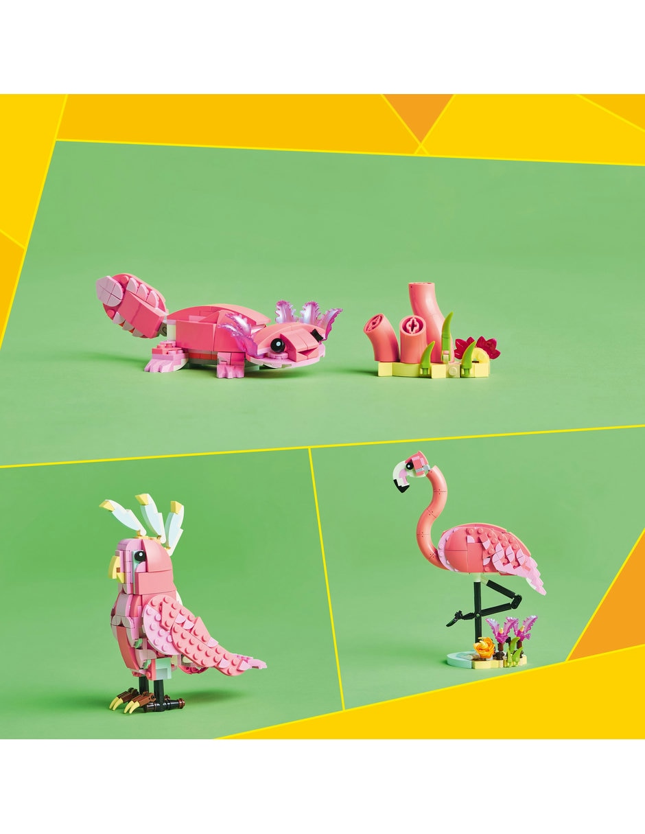 Creator 3 En 1 Fauna Salvaje: Flamingo 31170 Lego Creator 2