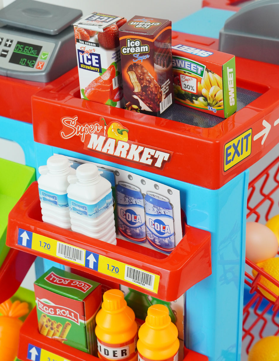 Mercado de compras juego de rol para niños
