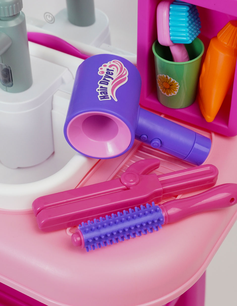 Juego de baño con lavabo Funtopia juego de rol para niños