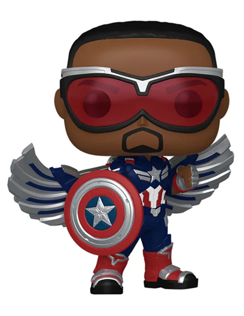 POP! Captain America Brave New World Captain America Cabeza oscilante