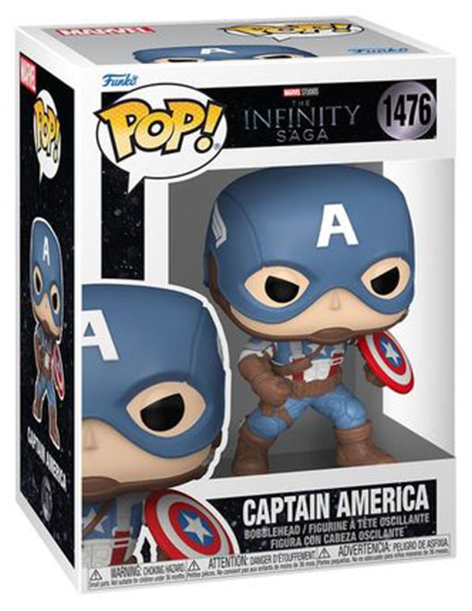 POP! The Infinity Saga Capitán América Cabeza oscilante 2
