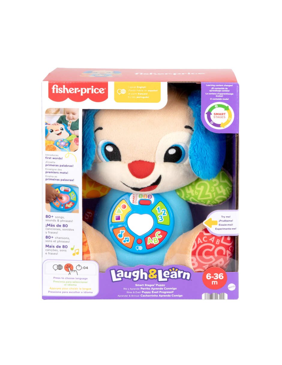 Peluche de perro rie y aprende de 28.5 cm 4
