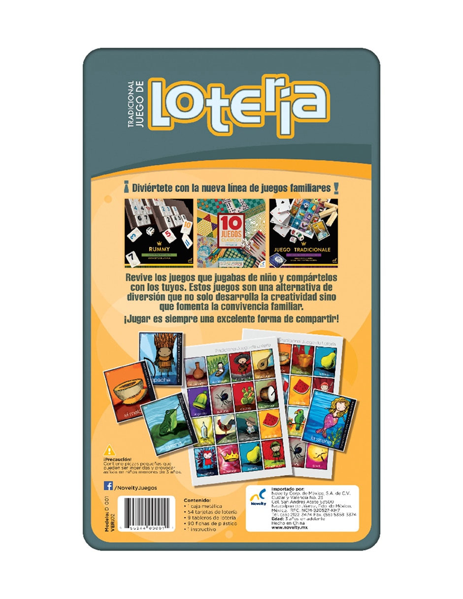 Lotería Tradicional Juego de mesa 4