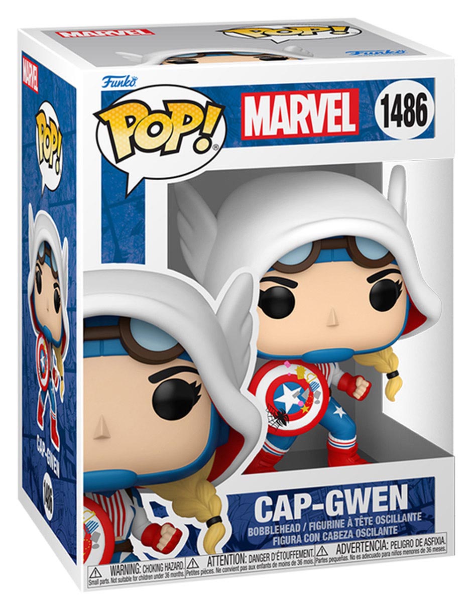 POP! Marvel Cap-Gwen Cabeza oscilante 2