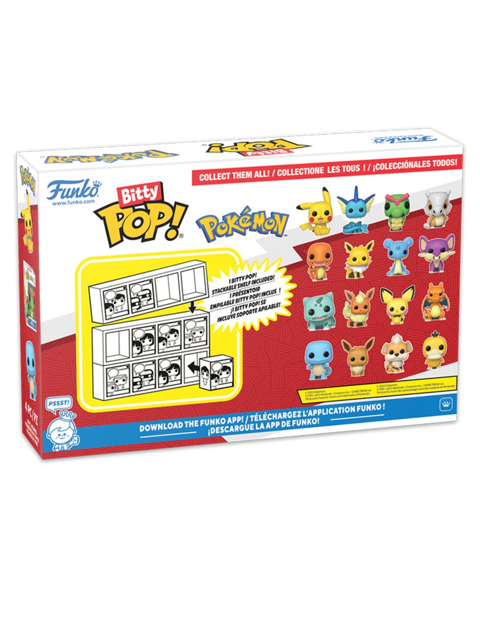 POP! Pokémon Squirtle Carapuce, Eevee Evoli-Evoli, Growlithe Caninos-Fukano, Psyduck Psykokwak-Enton 3