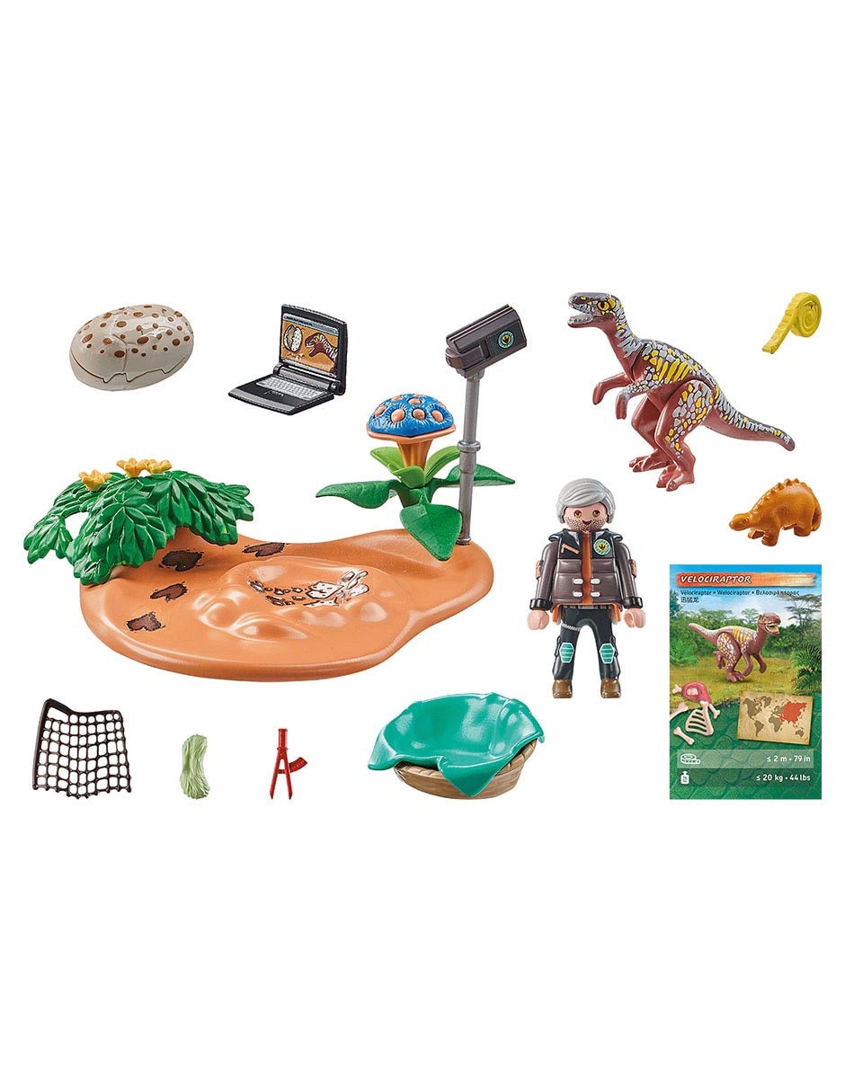 Nido de Estegosaurio con ladrón de huevos 71526 Dinosaurios