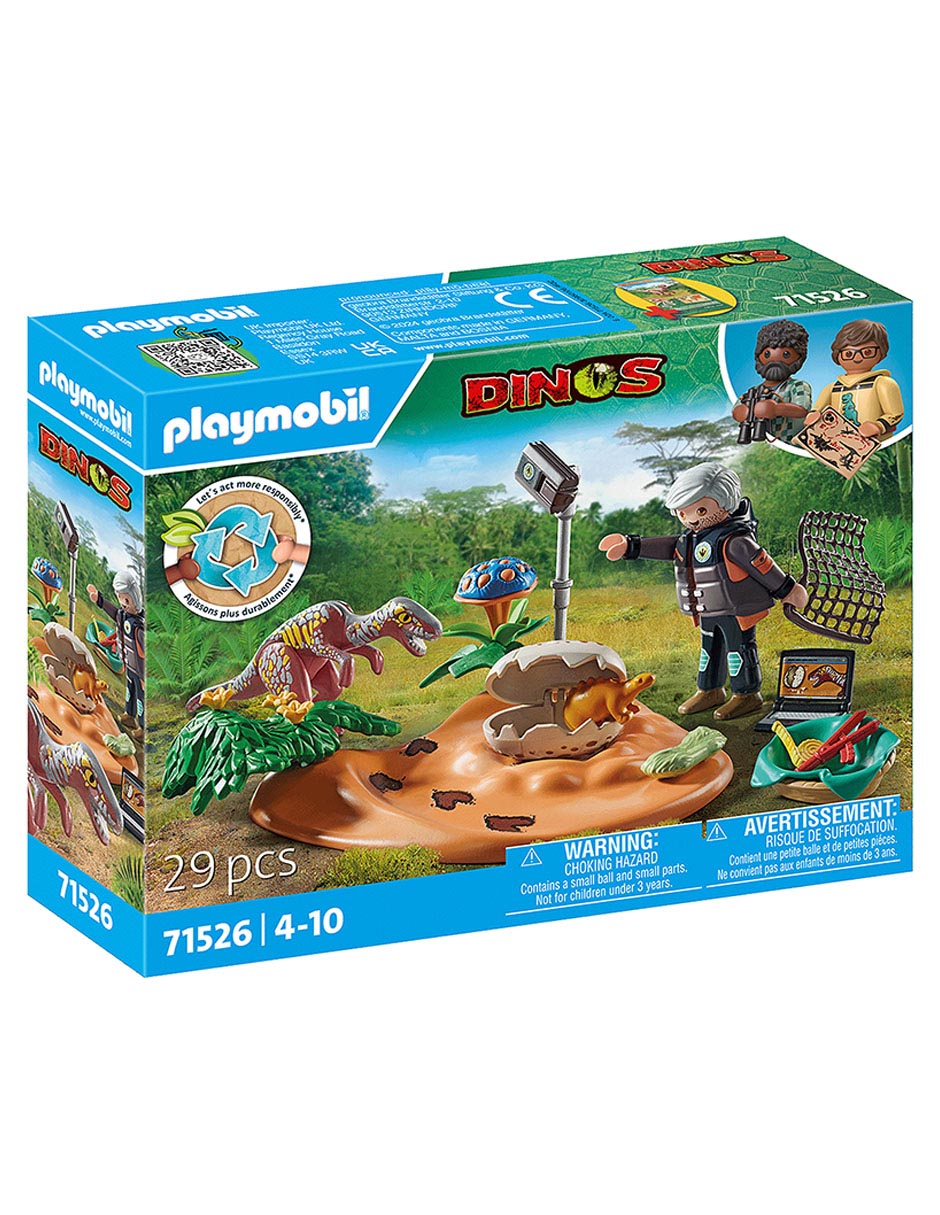 Nido de Estegosaurio con ladrón de huevos 71526 Dinosaurios