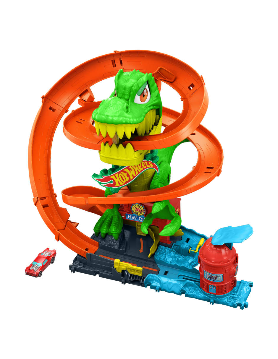Pista T-Rex vs Estación de Bomberos
