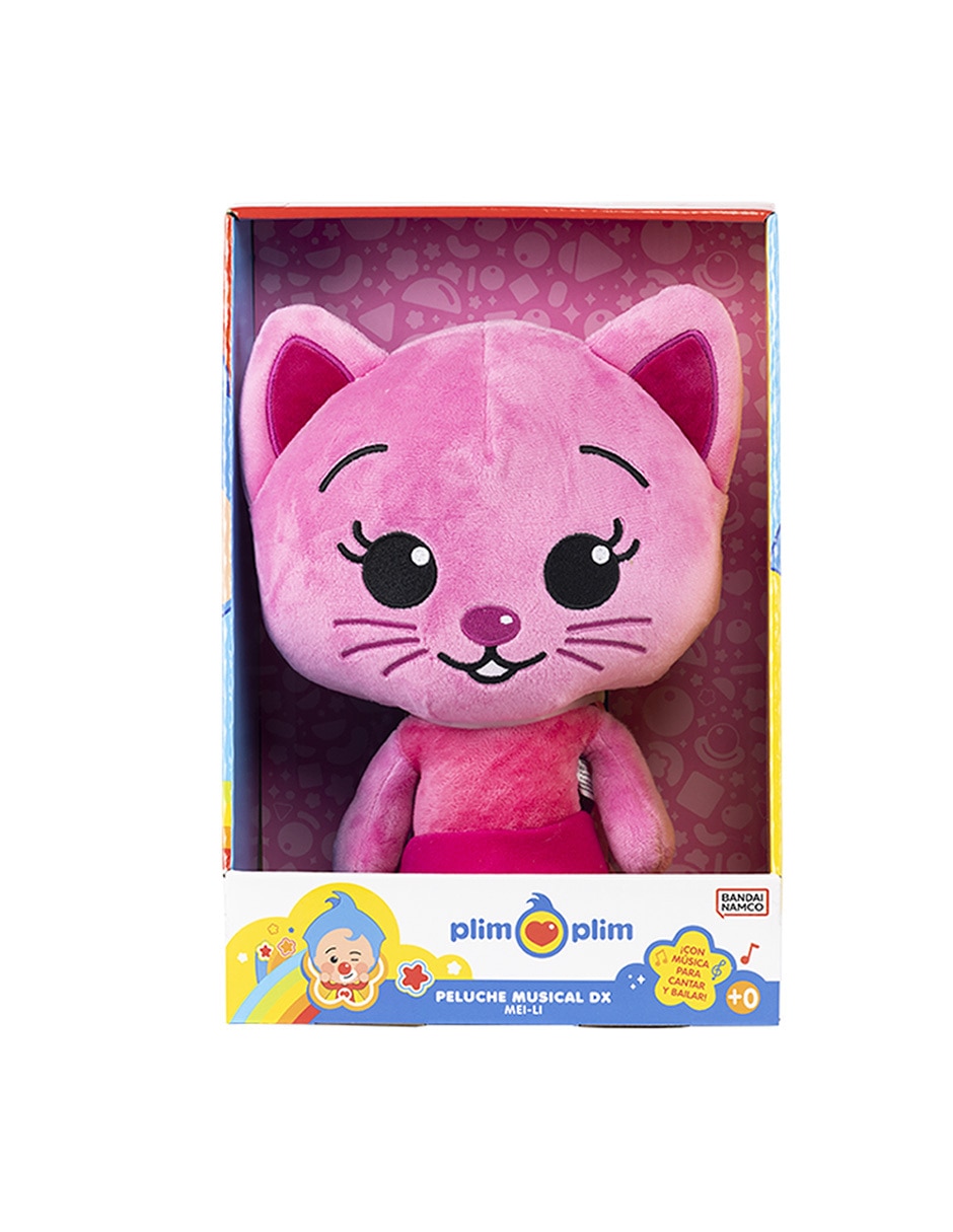 Peluche de gato Plim Plim Mei-Li de 15 cm