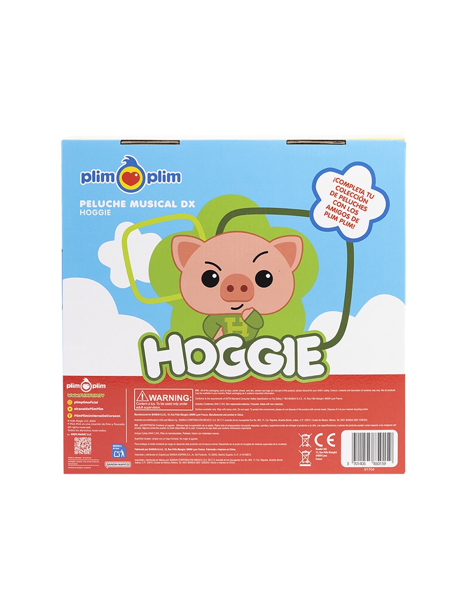 Peluche Namco- Plim Plim Hoggie de 15 cm 4