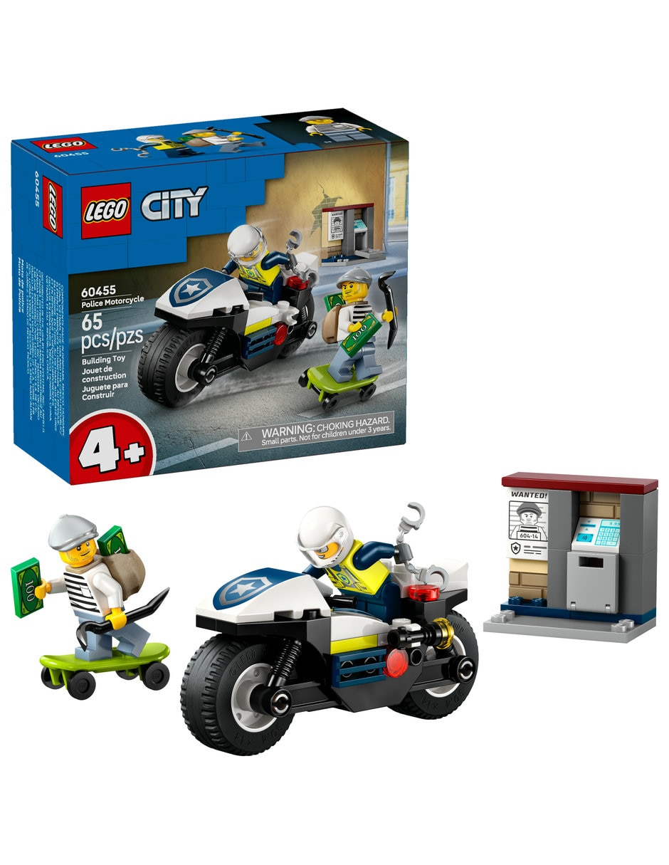 Persecución en Moto de Policía 60455 city