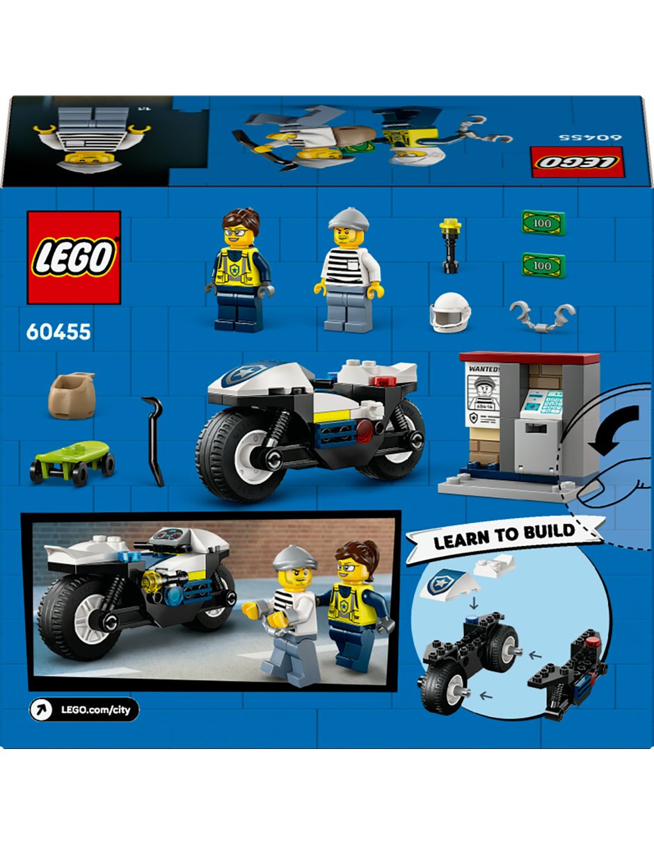 LEGO Persecución En Moto De Policía 60455 City 2